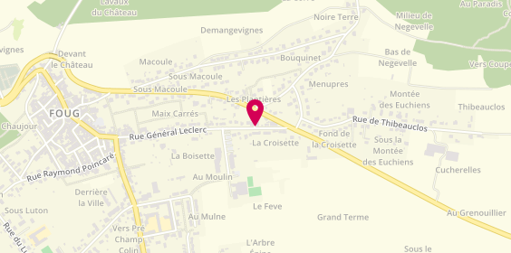 Plan de Ambulances Hunault, 55 Rue du Général Leclerc, 54570 Foug