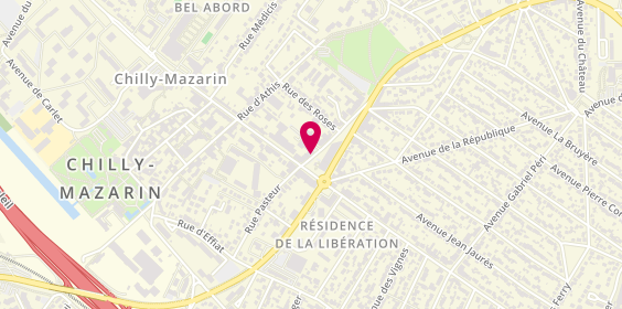 Plan de Pl Ambulances, 5 Avenue Charles de Gaulle, 91380 Chilly-Mazarin