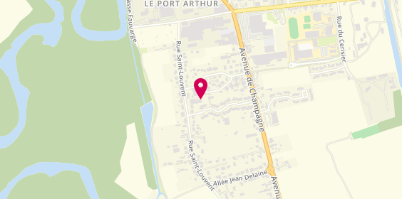 Plan de Ambulances Dupriet, 184 Rue Saint-Louvent, 51300 Frignicourt