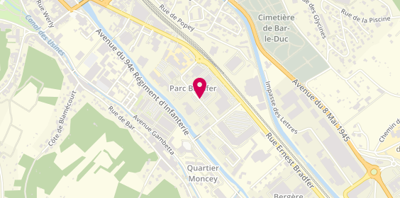 Plan de Allo Ambulances Meusiennes, 9 Rue Antoine Durenne, 55000 Bar-le-Duc