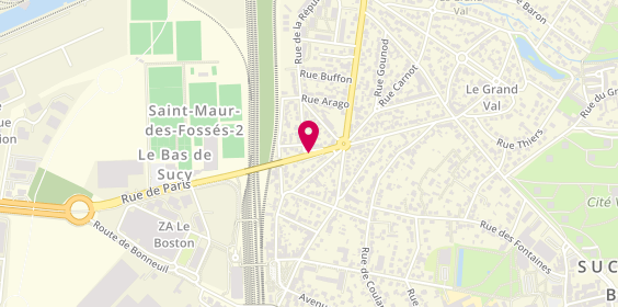 Plan de Ambulances de l'Esperance, 25 Rue de Paris, 94370 Sucy-en-Brie