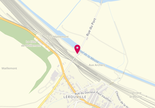 Plan de Meuse Ambulance - Taxis Bourgeois, 4 Rue du Port, 55200 Lérouville
