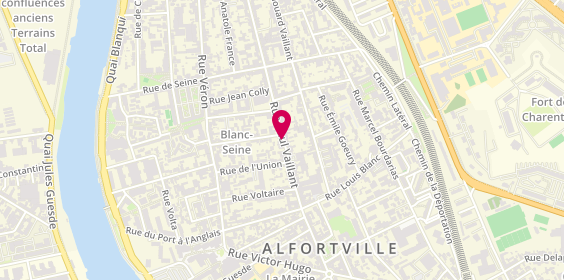 Plan de Ambulances Bernard, 122 Rue Vaillant Couturier, 94140 Alfortville