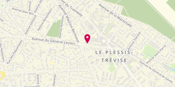 Plan de Adsa Ambulances, 20 Avenue du Général Leclerc, 94420 Le Plessis-Trévise