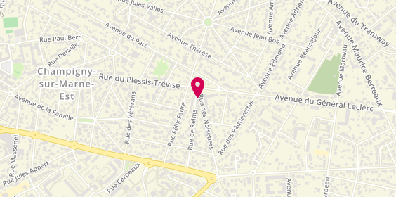 Plan de Fzr Ambulance, 1 Rue de Reims, 94500 Champigny-sur-Marne