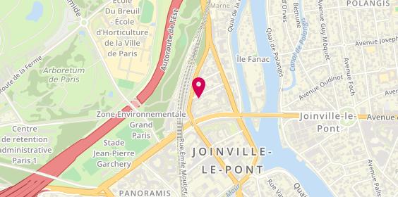Plan de Capitaine Ambulances Services, 21 Rue Aristide Briand 21/23, 94340 Joinville-le-Pont