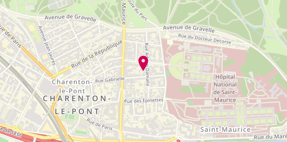 Plan de Ambulances Marjory, 19 Rue Adrien Damalix, 94410 Saint-Maurice