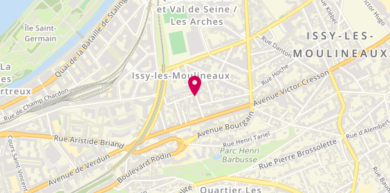 Plan de Iéna Ambulances, 28 Rue Roger Salengro, 92130 Issy-les-Moulineaux
