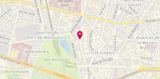 Plan de Ambulances Saline, 34 Rue de l'Amiral Mouchez, 75014 Paris