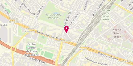 Plan de Les Ambulances de Sainte-Marie, 5Bis Rue Chauvelot, 75015 Paris