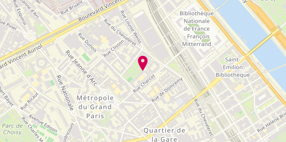 Plan de Asp Pro Secours 75, 3 Place Esc.normandie Niemen
9 Rue P Gourdault, 75013 Paris