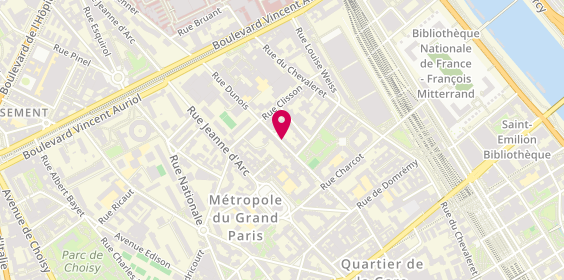 Plan de Ambulances Port Royal 75, 38 Rue Dunois, 75013 Paris