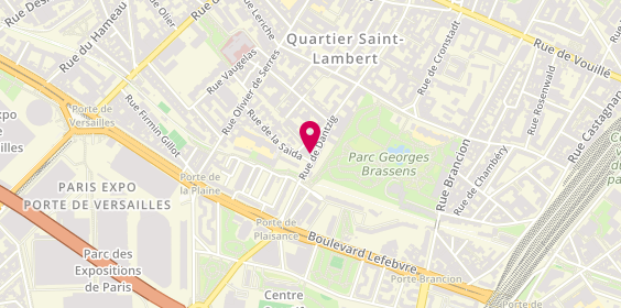 Plan de Nobel Service Ambulance, 62 Rue de Dantzig, 75015 Paris