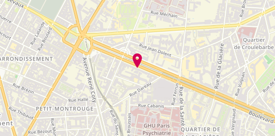 Plan de Dtsu Paris, 41 Boulevard Saint Jacques, 75014 Paris