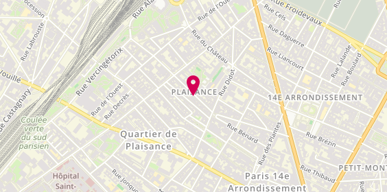 Plan de Laurent Ambulances 75, 27 Rue Pernety, 75014 Paris
