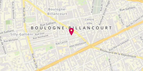 Plan de SAS Ambulance Larcher 92, 51 Rue Georges Sorel, 92100 Boulogne-Billancourt