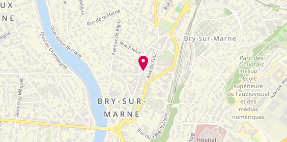 Plan de Bry Service Ambulances, 3 Rue du Pressoir, 94360 Bry-sur-Marne
