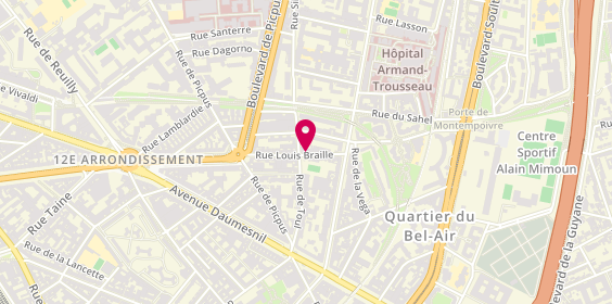 Plan de Ambulances Bastille, 23 Rue Louis Braille, 75012 Paris