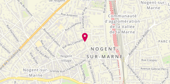 Plan de Nouvelles Ambulances Nogentaises, 13 Rue de Plaisance, 94130 Nogent-sur-Marne