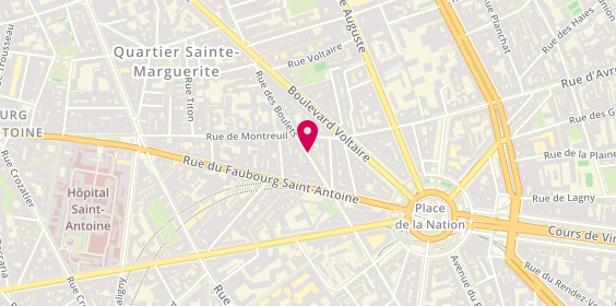 Plan de Ambulances Paris Bercy, 14 Rue des Boulets, 75011 Paris