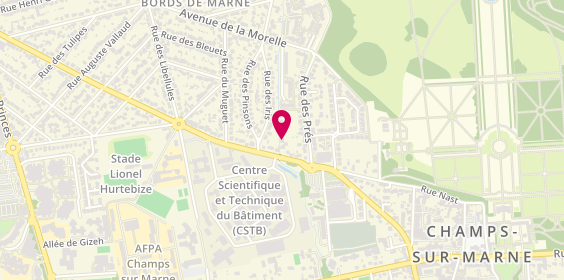 Plan de Ambulance Sainte Emilie, 103 avenue Jean Jaurès, 77420 Champs-sur-Marne