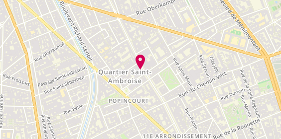 Plan de Ambulances Port Royal 75, 37 Avenue Parmentier, 75011 Paris