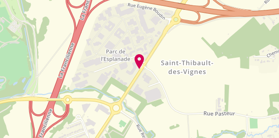 Plan de Global Ambulances, 35 Avenue Saint Germain des Noyers, 77400 Saint-Thibault-des-Vignes