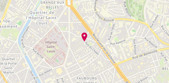 Plan de Ambulances Services Sainte-Marthe, 27 Rue Sainte Marthe, 75010 Paris