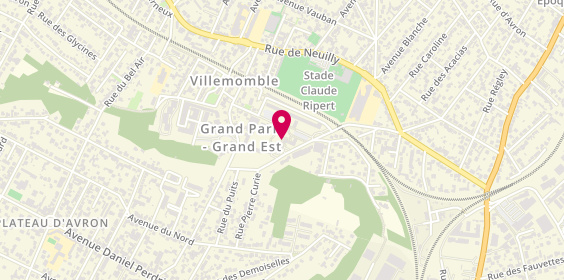 Plan de Villemomble Ambulances, 32 Rue Bénoni Eustache, 93250 Villemomble