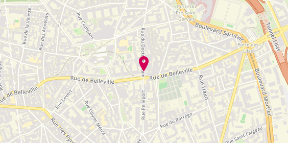 Plan de Ambulances Menilmontant, 4 Rue du Docteur Potain, 75019 Paris