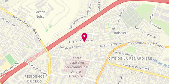 Plan de Ambulances Lilly, 150 Ter Rue de la Fontaine, 93130 Noisy-le-Sec