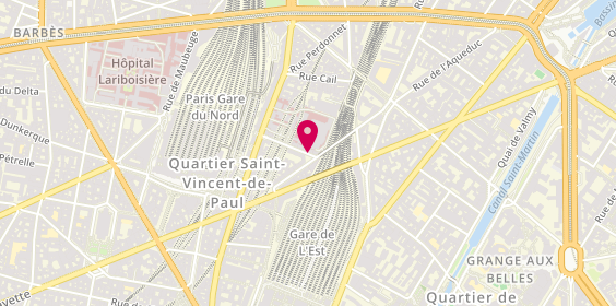 Plan de Sam Ambulances S A R L E U R L, 4 Rue Demarquay, 75010 Paris