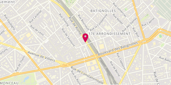 Plan de SAS Harry Ambulances, 93 Rue de Rome, 75017 Paris