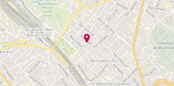 Plan de Ambulance Batignolles, 83 Rue Nollet, 75017 Paris