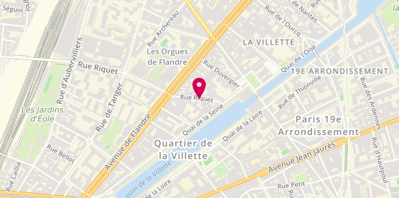 Plan de République Ambulances, 9 Rue Riquet, 75019 Paris