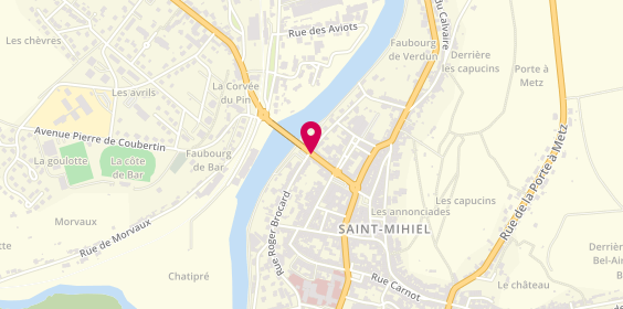 Plan de Saint Mihiel Ambulances, 17 Rue de Nantes, 55300 Saint-Mihiel