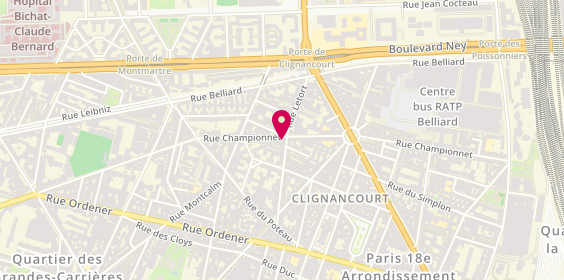 Plan de Ambulance Oxygene 75, 37 Rue Letort, 75018 Paris