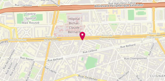 Plan de Ambulances Joyaux, 119 Boulevard Ney, 75018 Paris