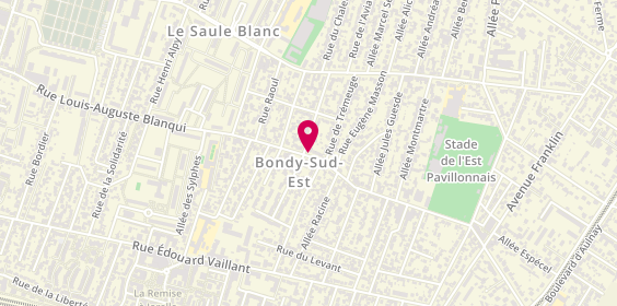 Plan de Ambulances Alizé, 165 Rue Louis Auguste Blanqui, 93140 Bondy