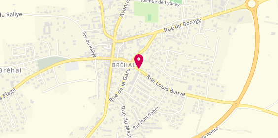 Plan de Ambulances Leblatier, 1 Rue Louis Beuve, 50290 Bréhal