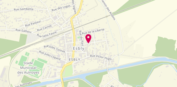 Plan de Esbly Ambulances, 7 Rue de l'Harmonie, 77450 Esbly