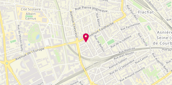 Plan de Ambulances Précieuses 92, 30 Rue du Tintoret, 92600 Asnières-sur-Seine