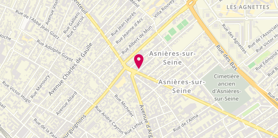 Plan de Ambulances Hauts de Seine, 3 Rue Mortinat, 92600 Asnieres