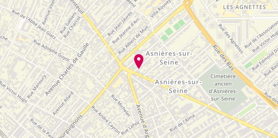 Plan de Ambulance Bienveillance New, 4 Rue Mortinat, 92600 Asnières-sur-Seine