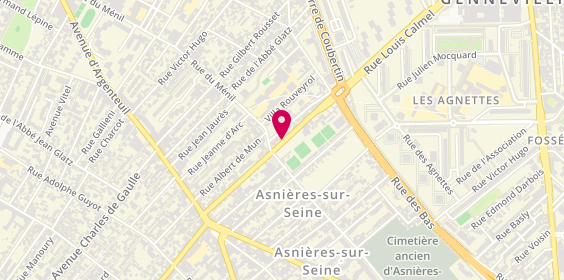 Plan de Ambulances Atlantique, 47 Rue Robert Dupont, 92600 Asnières-sur-Seine