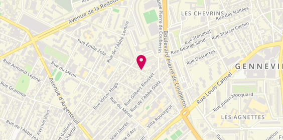Plan de Quai Sud Ambulances, 74 Rue Emile Zola, 92600 Asnières-sur-Seine