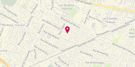 Plan de Houilles Ambulances, 156 Rue Robert Villoing, 78500 Sartrouville