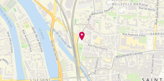 Plan de Ambulances Lefaure Rullier, 34 Bis Rue Paul Eluard, 93200 Saint-Denis