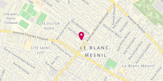 Plan de Davidson, 25 Rue Louis Lemesle, 93150 Le Blanc-Mesnil