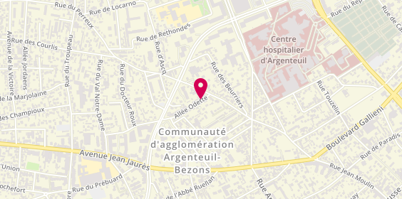 Plan de Ambulances Wagram, 2 Allée Odette, 95100 Argenteuil